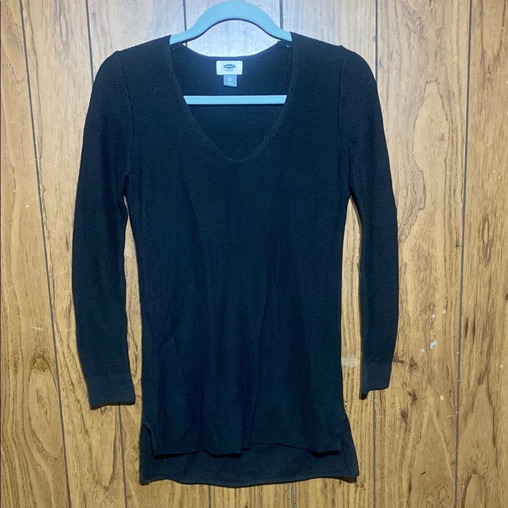 Old Navy Black Women's Tunic Top